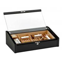 Adorini Vega Black Deluxe Cigar Humidor - 100 Cigar Capacity (AD068)