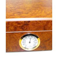 Classic - Light Burl - Desk Top Humidor - 20 Cigars Capacity