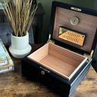 Adorini Firenze Deluxe Cigar Humidor - Medium - 75 Cigar Capacity (AD049)