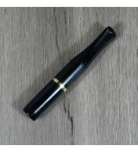 Denicotea Short Cigarette Holder - Black with Gold Band