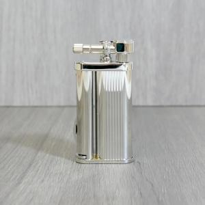 Tsubota Pearl - Eddie Pipe Lighter with Tool - Silver Stripe