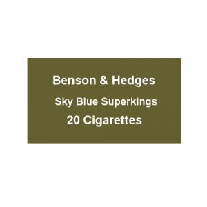 Benson & Hedges Sky Blue Superkings - 1 Pack of 20 Cigarettes (20)