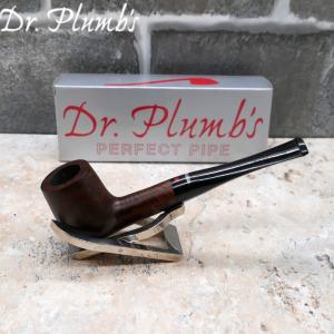 Dr Plumb City Matt Metal Filter Fishtail Briar Pipe (DP451)