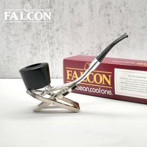 Falcon Standard Smooth Bent Aluminium Briar Fishtail Pipe (FAL483)