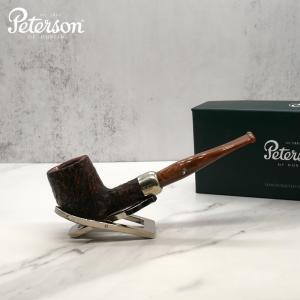 Peterson Derry Rustic 06 Nickel Mounted 9mm Filter Fishtail Pipe (PE1149)