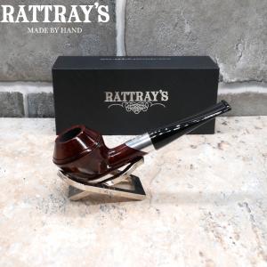 Rattrays Emblem Brown 156 Smooth Straight 9mm Filter Fishtail Pipe (RA1445)
