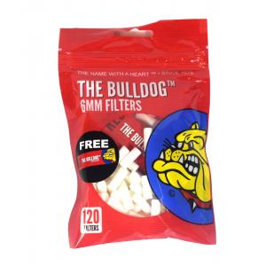 The Bulldog 6mm Filter Tips - 1 Pack (120 Tips)