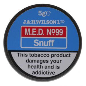 J & H Wilson ? M.E.D No99 Snuff ? Small Tin - 5g