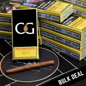 Montecristo Mini Cigarillos - 5 x Pack of 10 (50) Bundle Deal