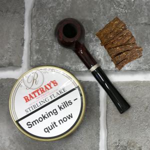 Rattrays Stirling Flake Pipe Tobacco 50g Tin