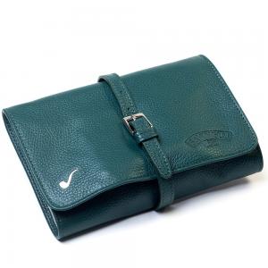 Savinelli Viaggio Leather Travel Pipe Bag - Green