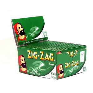 Zig-Zag Kingsize Green Rolling Papers 50 Packs