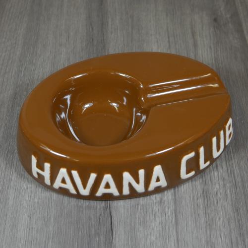Havana Club Collection Ashtray - Egoista Single Cigar Ashtray - Havana Brown