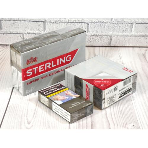 Sterling Red Superking - 10 Packs of 20 Cigarettes (200)