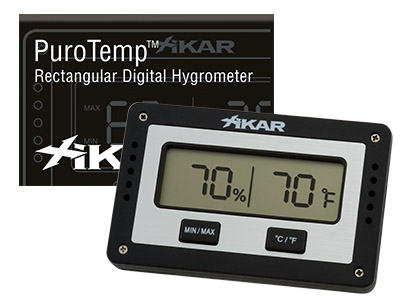 Xikar Digital Hygrometer - Rectangular