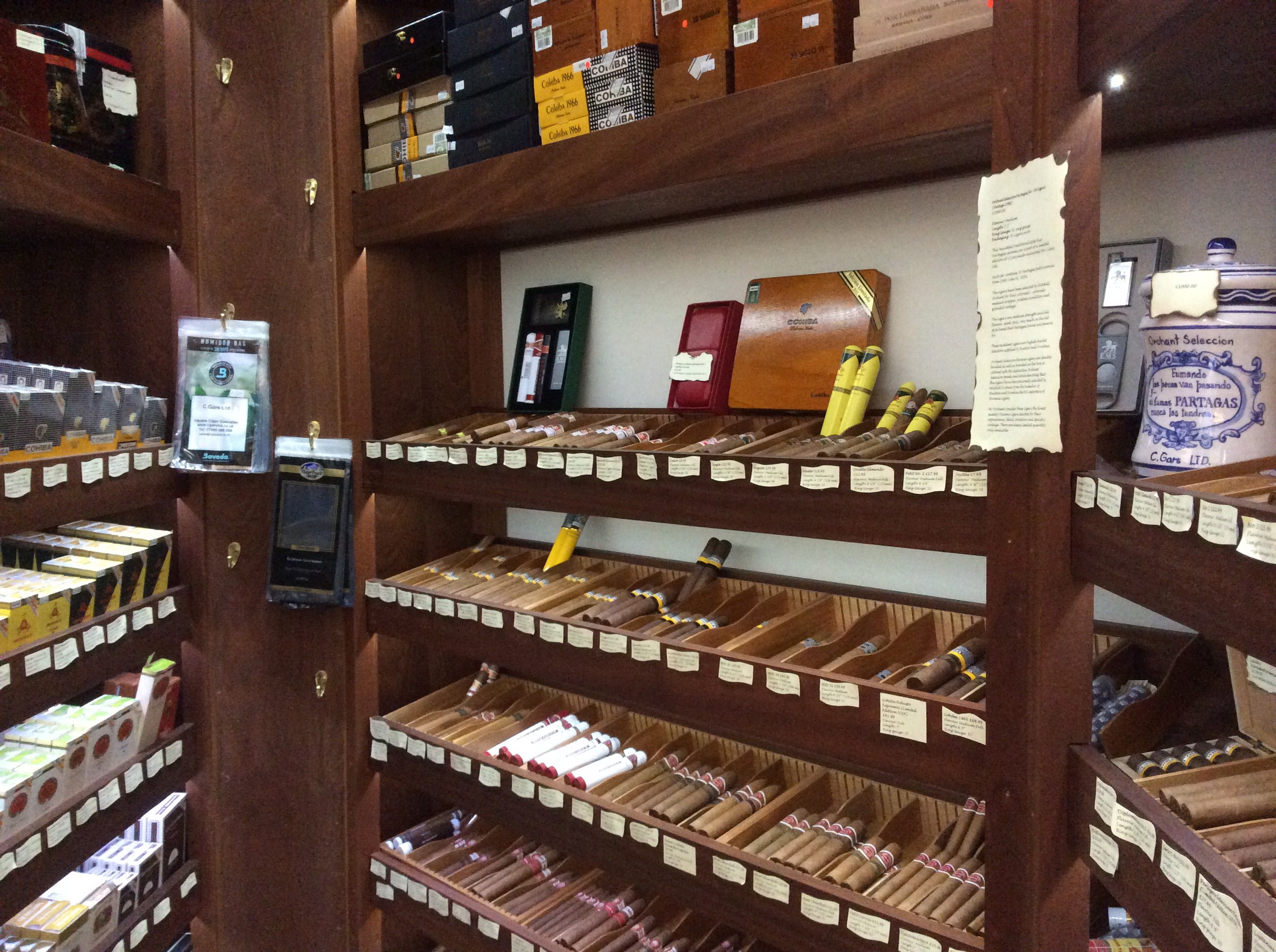 Turmeaus Tobacconist Mayfair