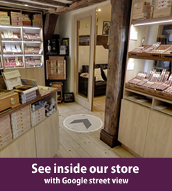 Walk in humidor at the LCDH chester shop