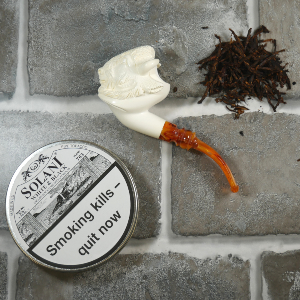 Solani White and Black Pipe Tobacco 50g Tin