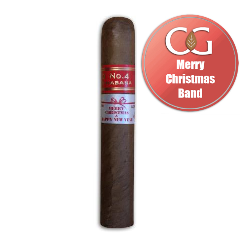 Partagas Serie D No. 4 Cigar - 1 Single (Merry Christmas Band)