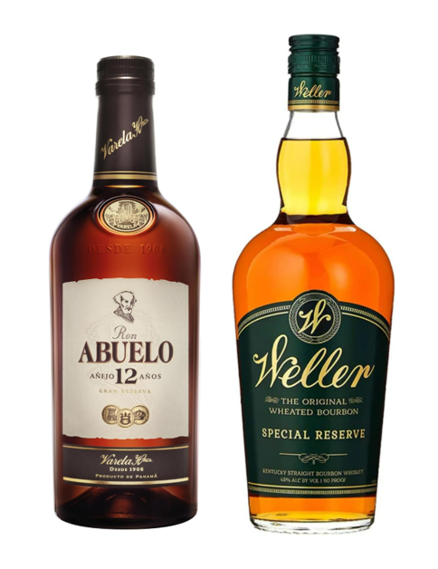 SPECIAL OFFER BUNDLE DEAL - Ron Abuelo 12 Year Old Rum & Weller Special Reserve Bourbon