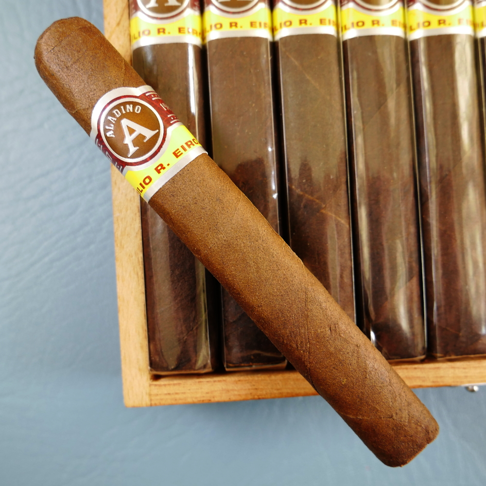 Aladino Maduro Corona Box Pressed Cigar - 1 Single