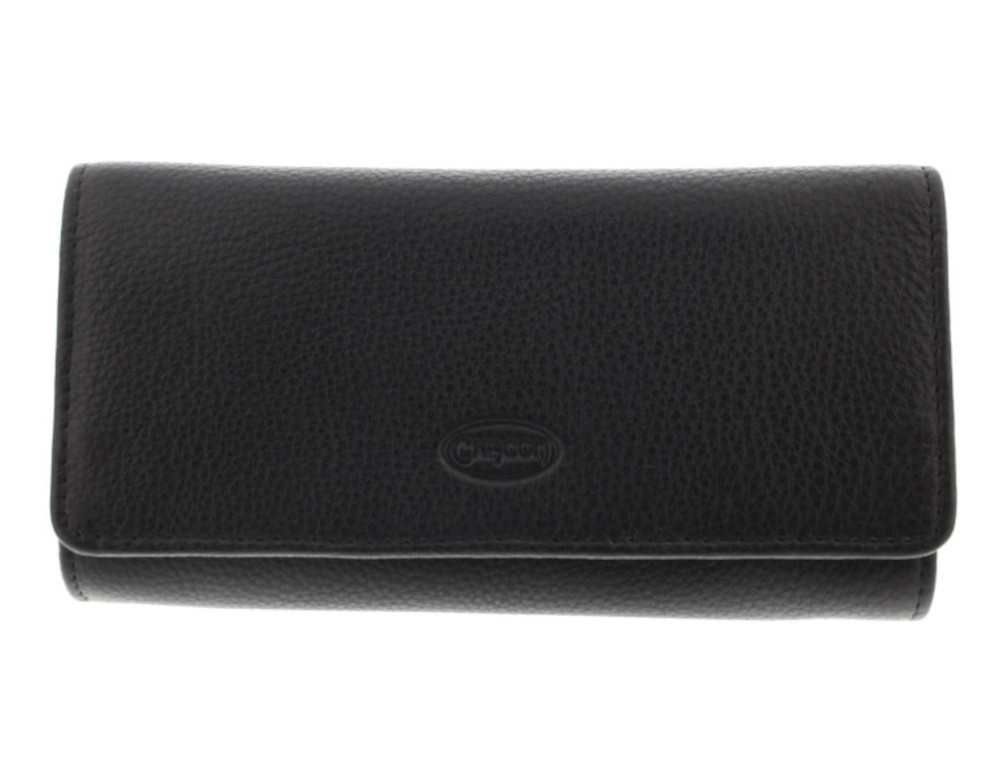 Chacom Large Leather Tobacco Pouch - Black