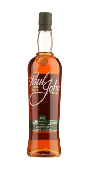 COSMETIC DEFECT - Paul John Peated Select Cask Indian Single Malt Whisky - 55.5% 70cl