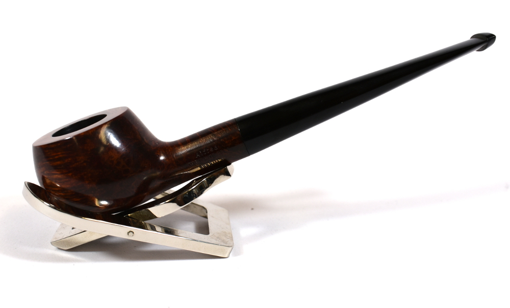 Alfred Dunhill - The White Spot Amber Root 4107 Group 4 Prince Straight Fishtail Pipe (DUN220)