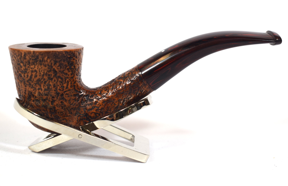 Alfred Dunhill - The White Spot County 4114 Group 4 Bent Dublin Fishtail Pipe (DUN265)