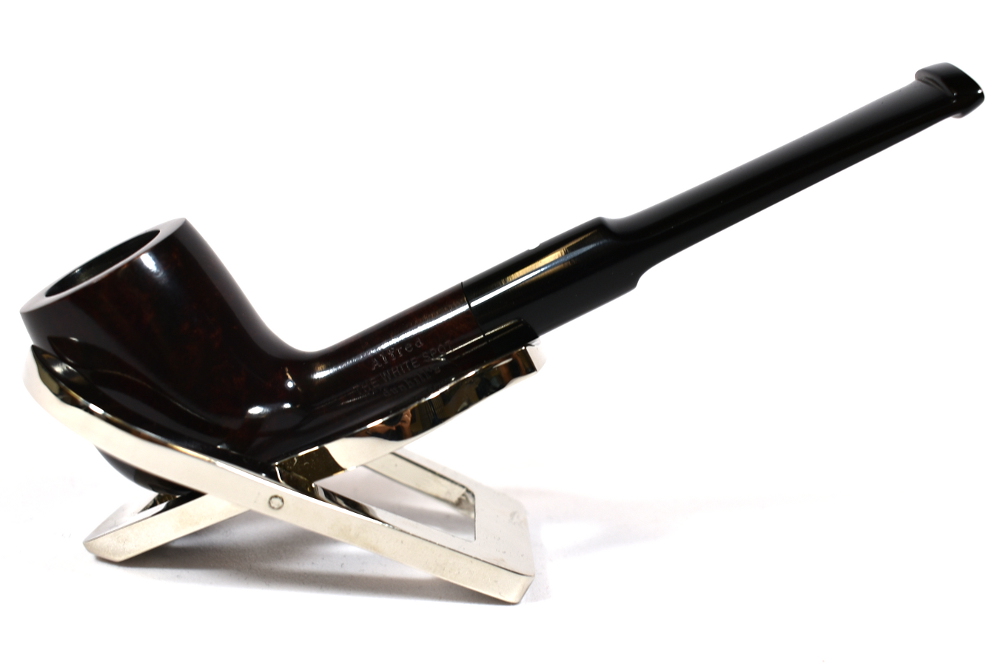 Alfred Dunhill - The White Spot Bruyere 1203 Group 1 Billiard Fishtail Pipe (DUN322)