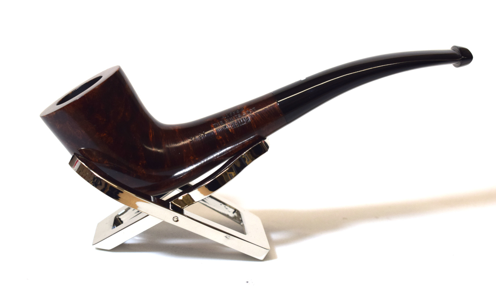 Alfred Dunhill - The White Spot Amber Root 3421 Group 3 Bent Zulu Pipe (DUN382)