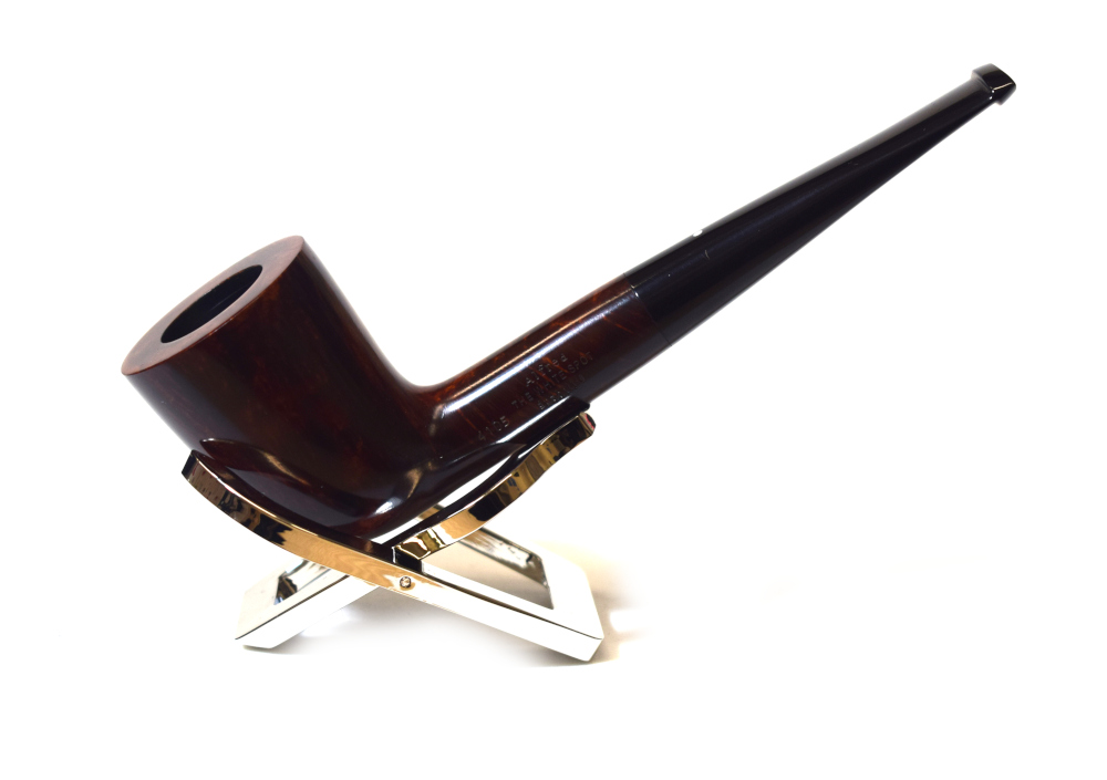 Alfred Dunhill - The White Spot Amber Root 4105 Group 4 Dublin Straight Fishtail Pipe (DUN385)