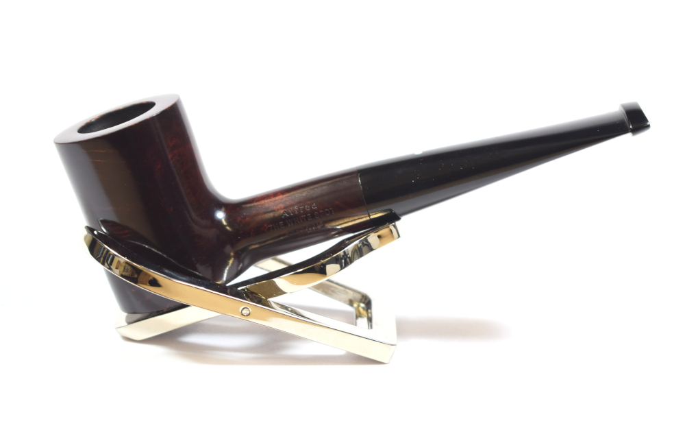 Alfred Dunhill - The White Spot Bruyere 3122 Group 3 Poker Straight Fishtail Pipe (DUN392)