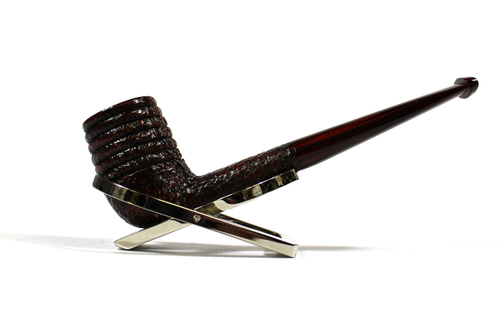 Alfred Dunhill - The White Spot Cumberland 3112 \"Beehive\" Group 3 Chimney Pipe (DUN465)