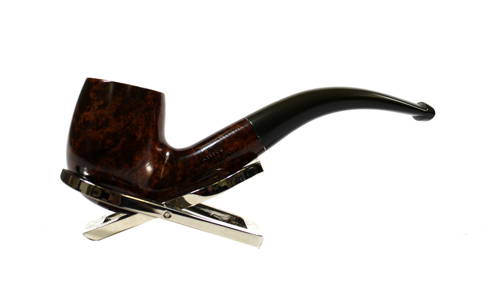 Alfred Dunhill - The White Spot Amber Root 3102 Group 3 Bent Pipe (DUN504)