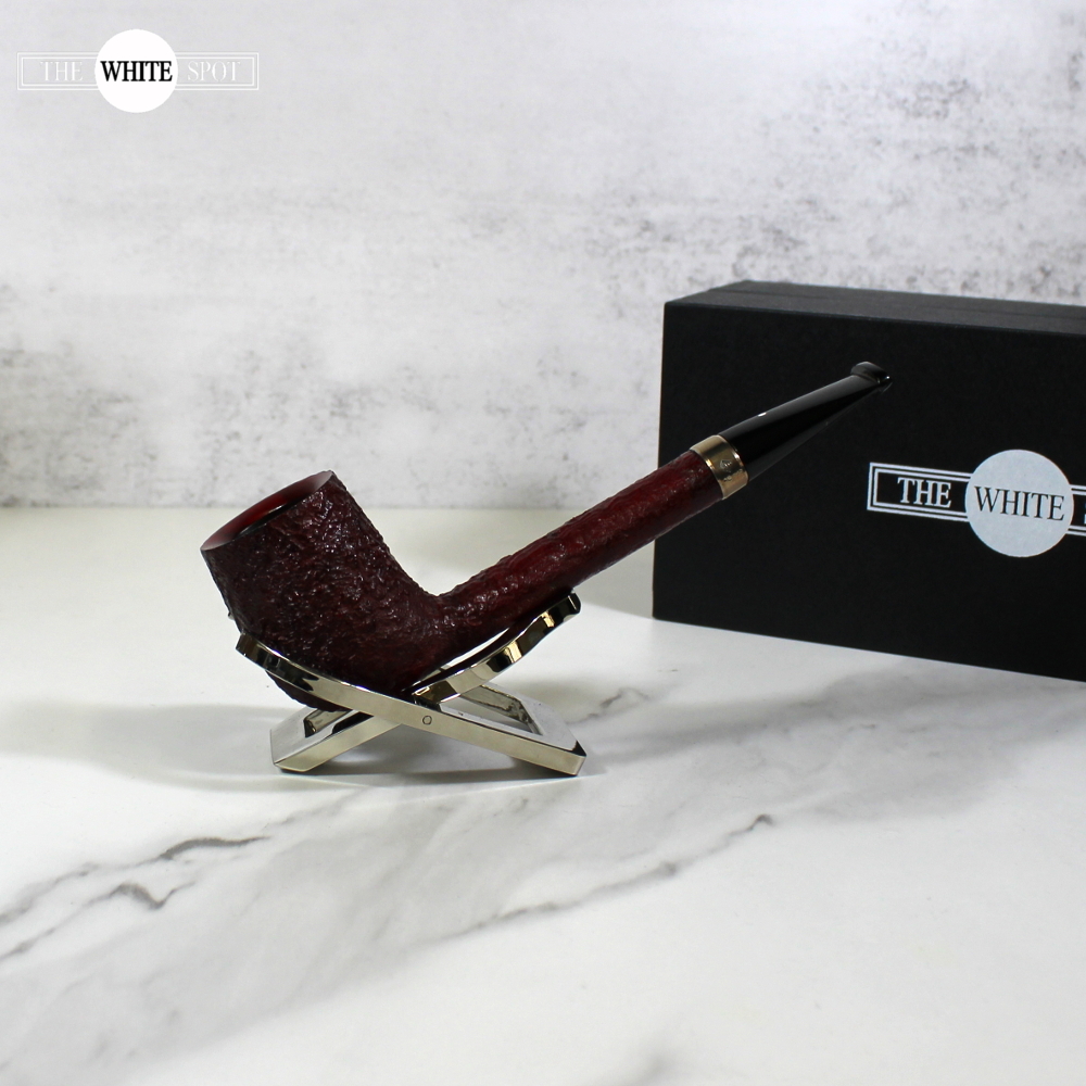 Alfred Dunhill - The White Spot Ruby Bark 4109 Group 4 Canadian Pipe (DUN605)