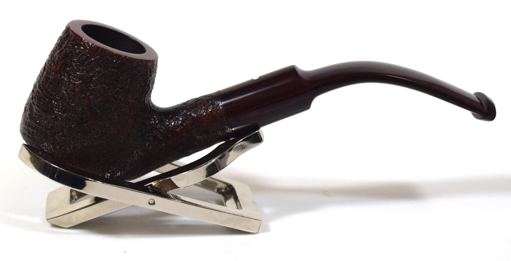 Alfred Dunhill - The White Spot Cumberland 3233 Group 3 Bent Brandy Pipe (DUN69)