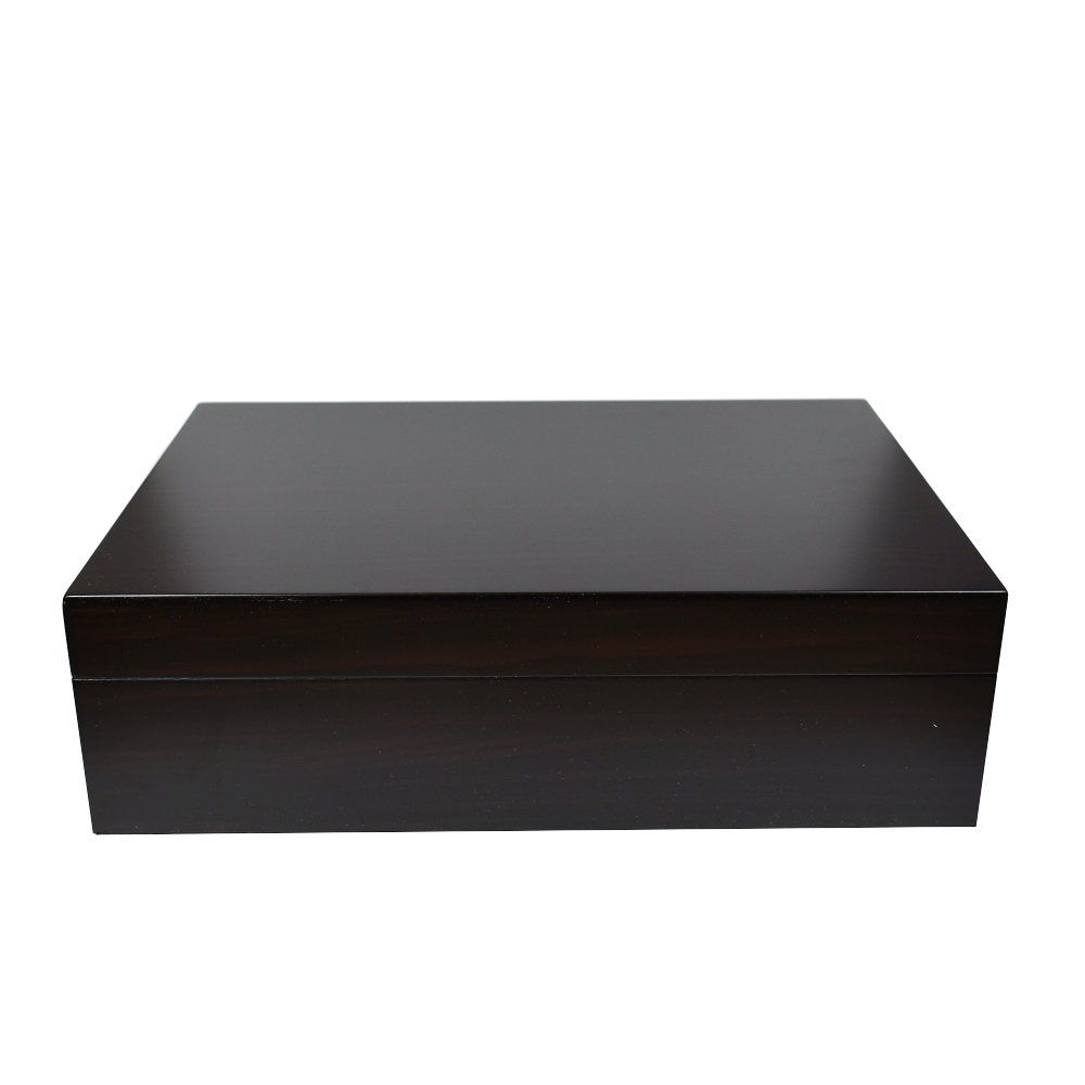 Prestige Davenport Humidor & Starter Set - Ebony - 50 Cigar Capacity