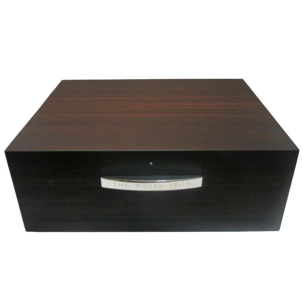 Dunhill White Spot Humidor - Macassar - 50 Cigar Capacity