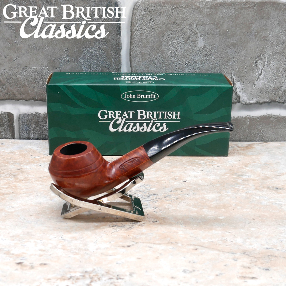 Great British Classic Rhodesian Smooth Fishtail Pipe (GBC216)