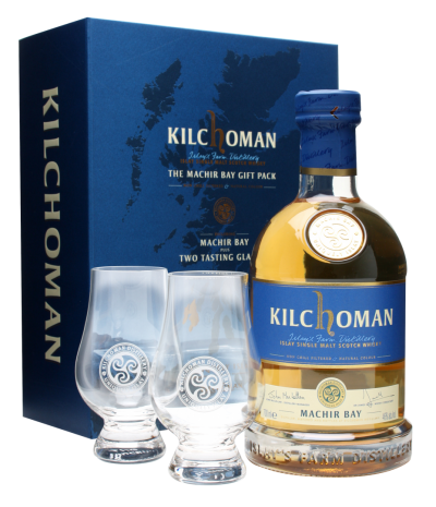 Kilchoman Machir Gift Pack With 2 Glasses - 70cl, 46.0%