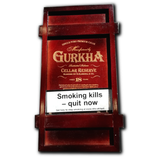 Empty Gurkha Cellar Reserve 18 Year Old Koi Perfecto Cigar Box