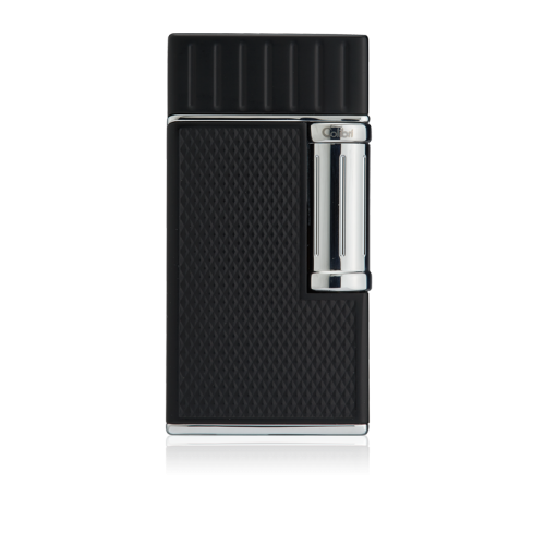 Colibri Julius Classic Double-flame Cigar Lighter - Black & Chrome