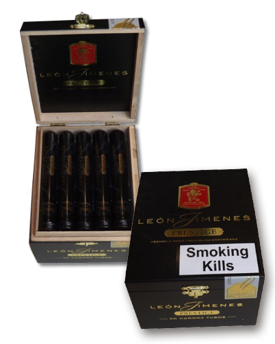 Leon Jimenes Prestige Corona Tubed Cigar - Box of 20