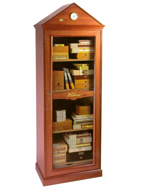 Monarca Free Standing Showcase Humidor Mahogany Finish Free Standing Showcase Humidor, Cigar Humidor Cabinet Uk