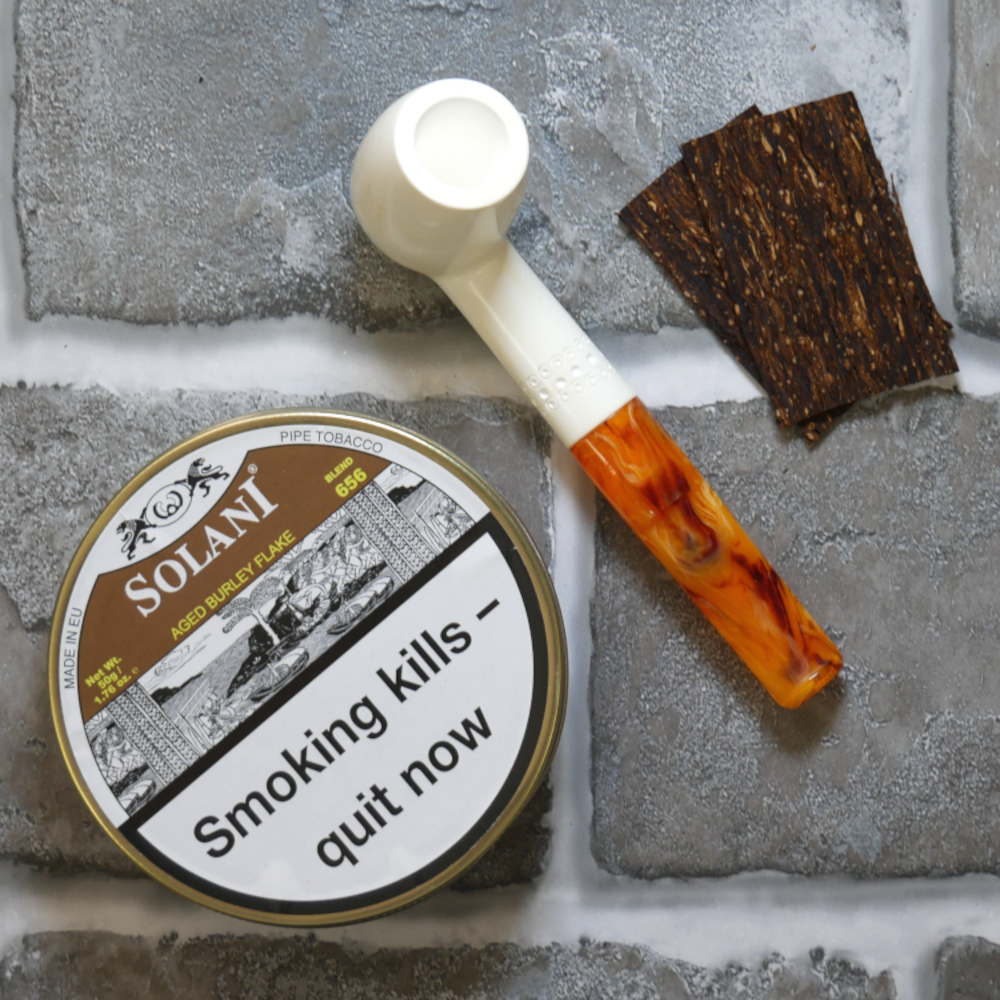 Solani Aged Burley Flake Pipe Tobacco 50g Tin