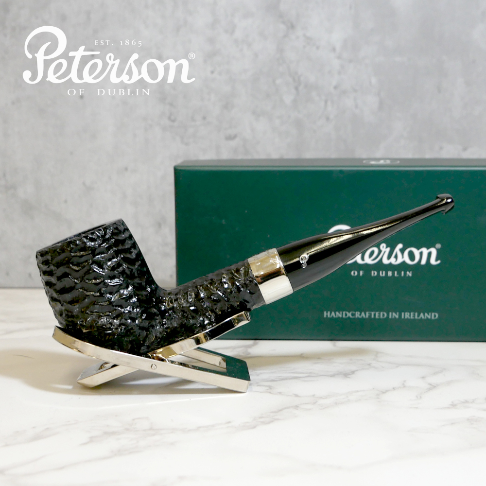 Peterson Jekyll and Hyde 106 Nickel Mounted Fishtail Pipe (PE2155)