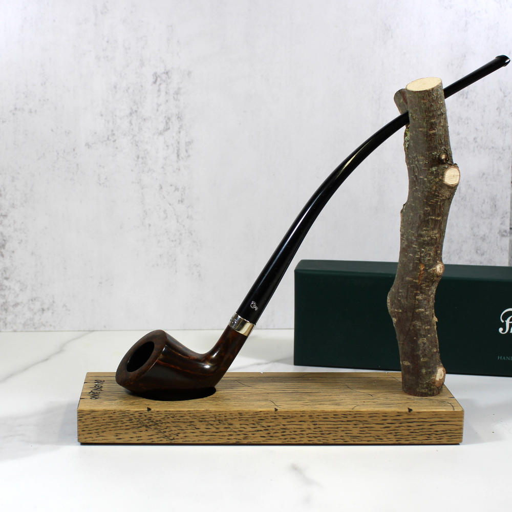 Peterson Churchwarden D6 Smooth Nickel Mounted Fishtail Pipe (PEC221)