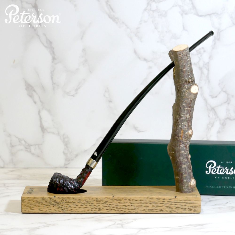 Peterson Churchwarden Rusticated Belgique Fishtail Pipe (PEC238)