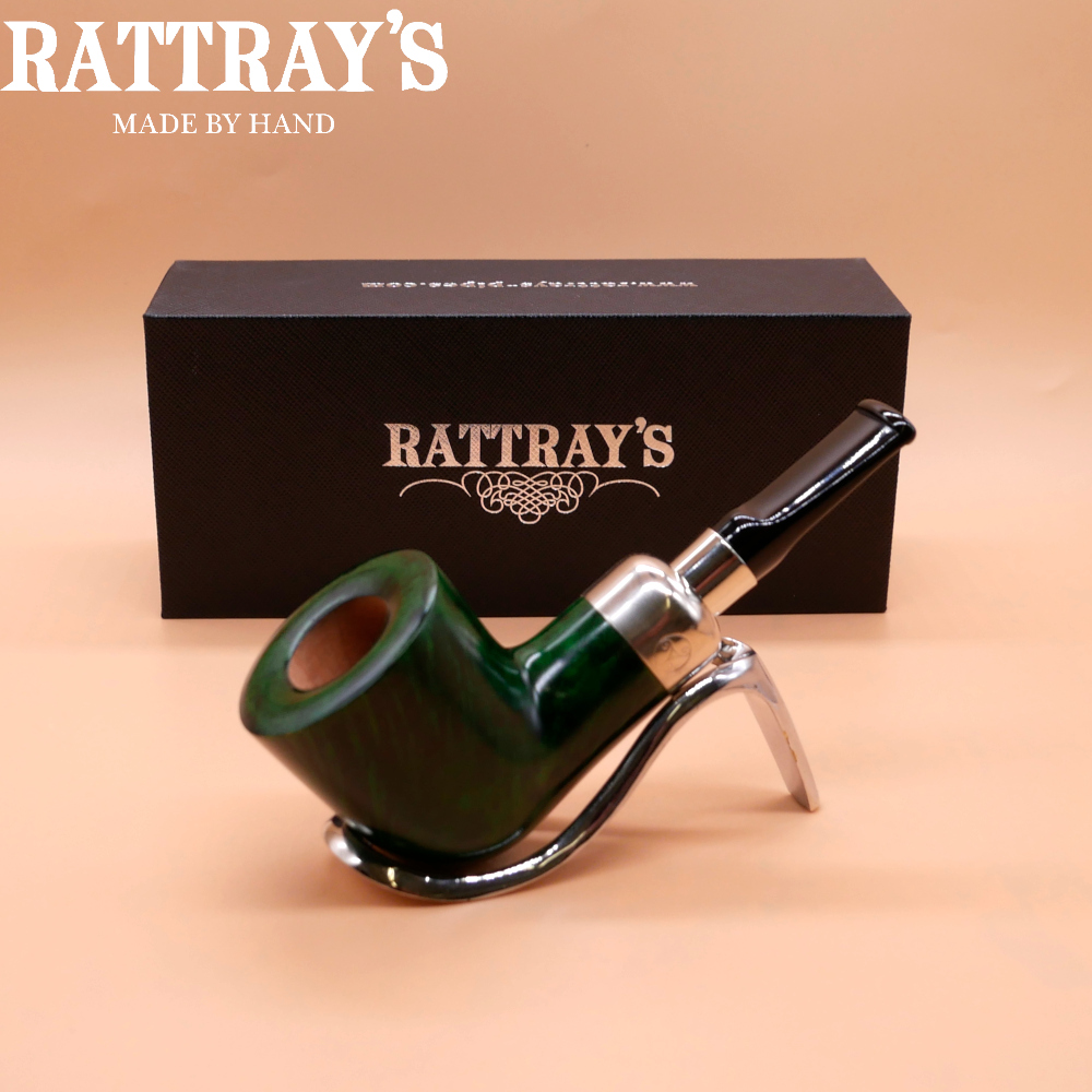 Rattrays Bare Knuckle 143 Green 9mm Fishtail Pipe (RA1466)